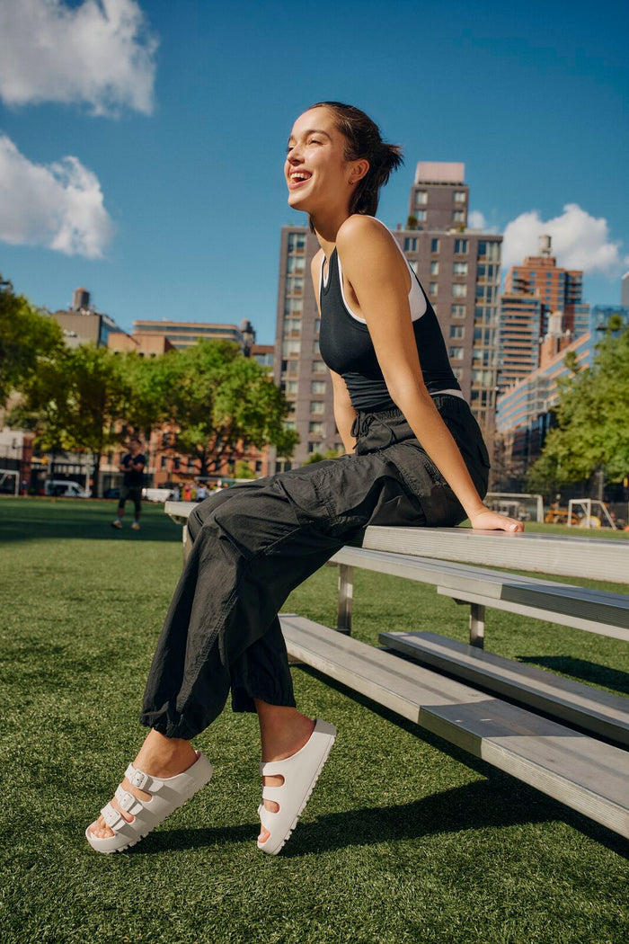 BIRKENSTOCK FLORIDA FLEX PLATFORM EVA | EGGSHELL