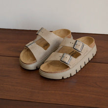 BIRKENSTOCK ARIZONA CHUNKY SUEDE | TAUPE