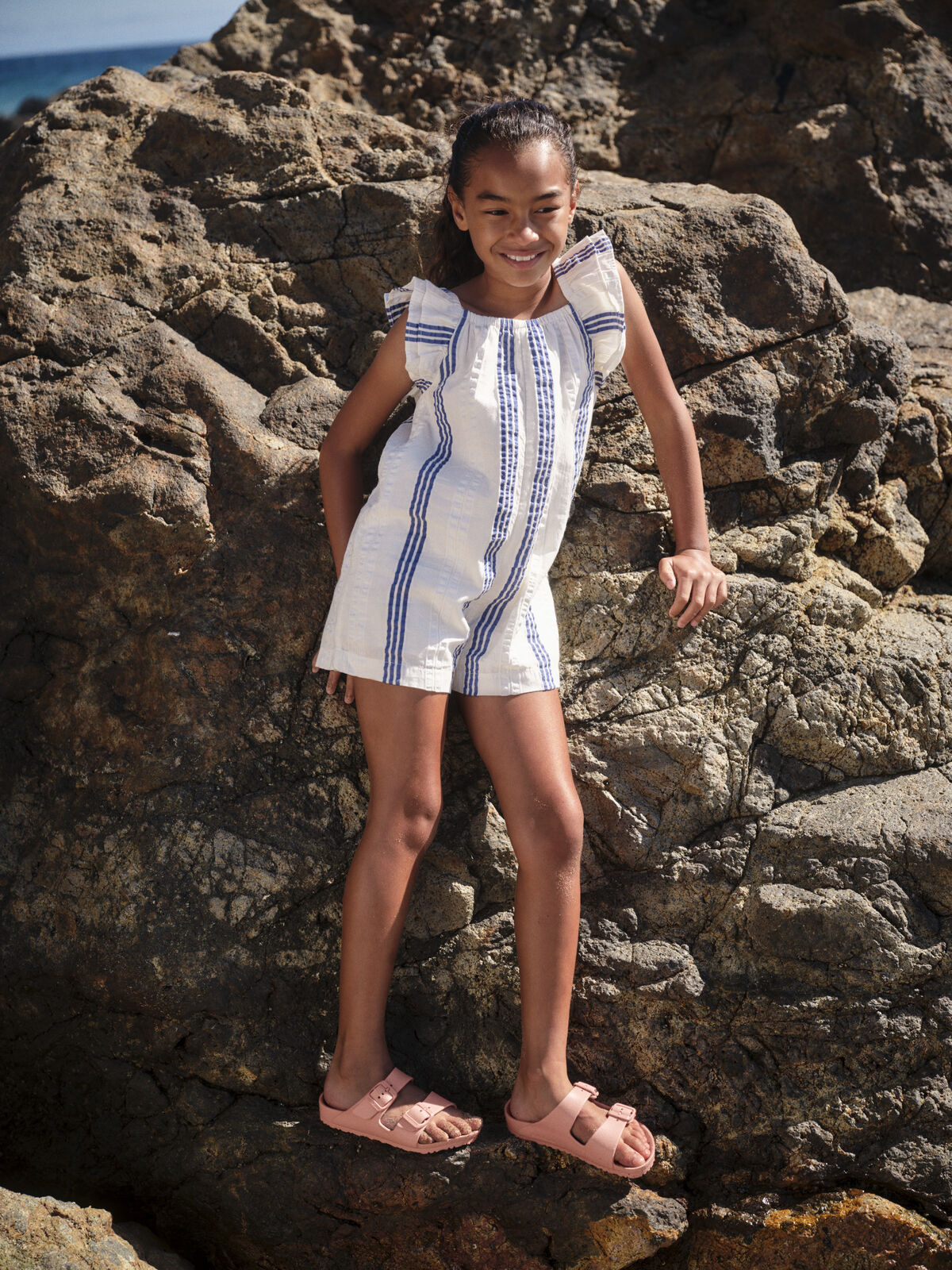 BIRKENSTOCK ARIZONA KIDS EVA | PINK CLAY