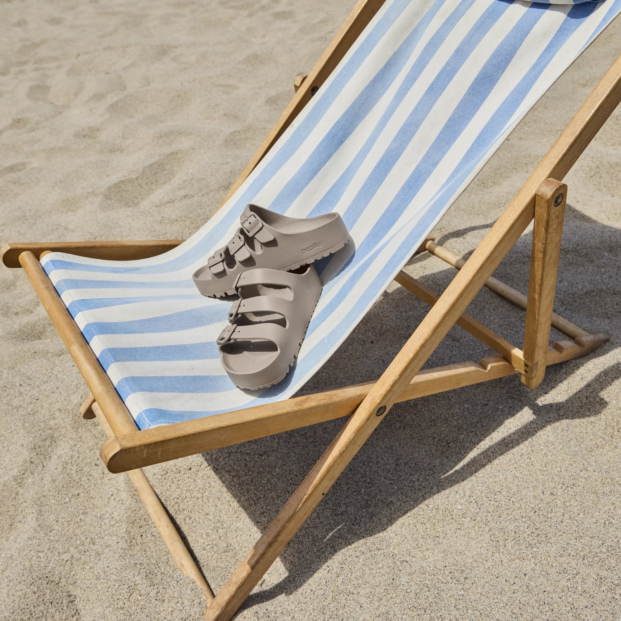 BIRKENSTOCK FLORIDA FLEX PLATFORM EVA | GRAY TAUPE