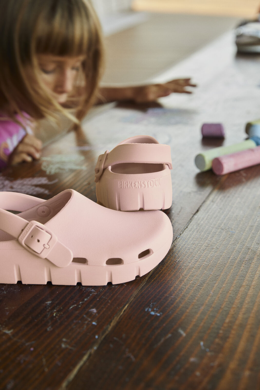 BIRKENSTOCK BIRKI FLOW KIDS EVA | LIGHT ROSE