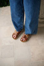 BIRKENSTOCK SIENA BIG BUCKLE | COGNAC