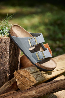 BIRKENSTOCK ARIZONA LEATHER | BASALT GRAY