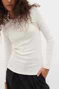 Load image into Gallery viewer, IN WEAR LOLAH CREW | WHISPER WHITE
