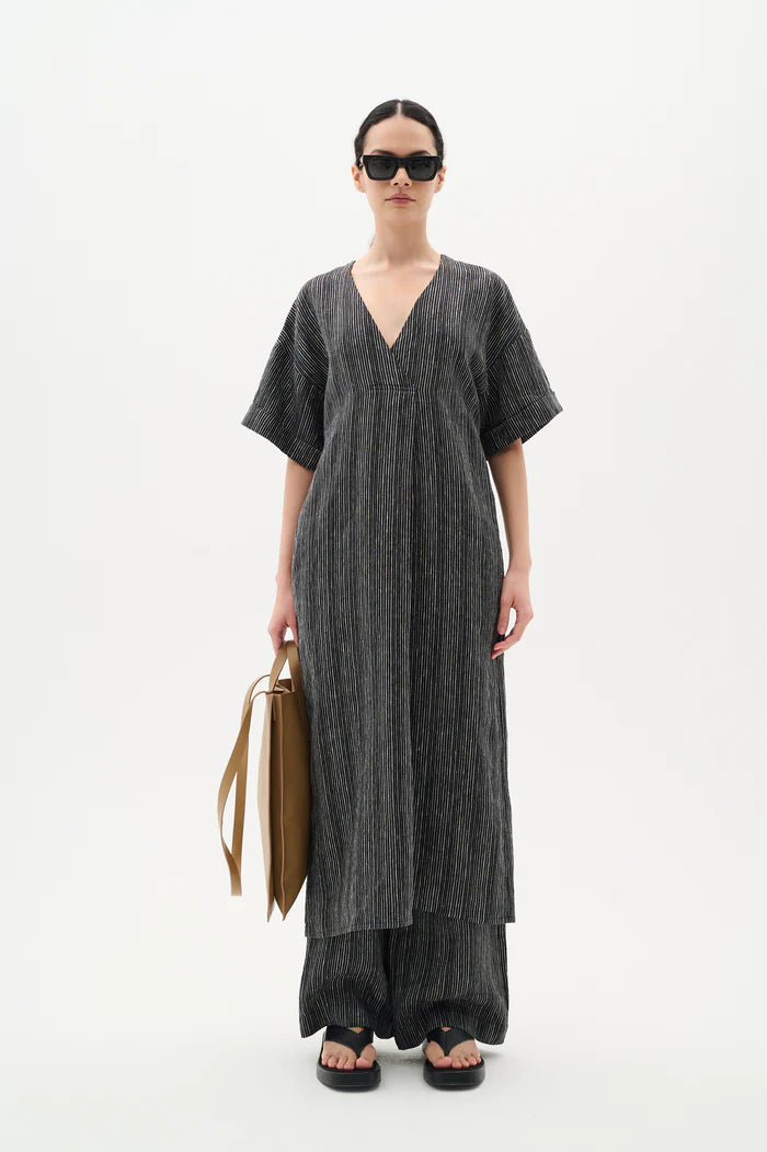 IN WEAR SOLINA DRESS | BLACK STRIPE