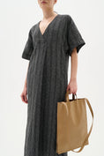 Load image into Gallery viewer, IN WEAR SOLINA DRESS | BLACK STRIPE
