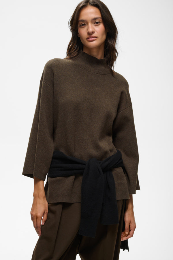 IN WEAR TILDA PULLOVER | CHOCOLATE TORTE BROWN