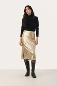 Load image into Gallery viewer, PART TWO TEFFANIA SKIRT | GOLD
