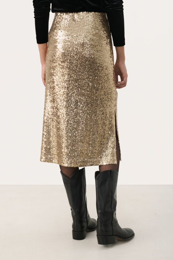 PART TWO TEFFANIA SKIRT | GOLD