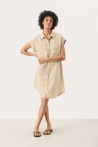 PART TWO ELLENA DRESS | WHITE PEPPER