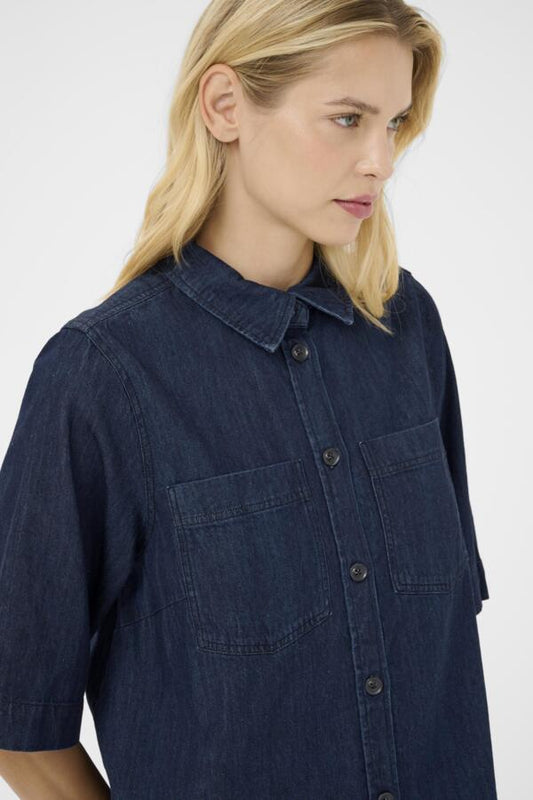 PART TWO SARDIA DRESS | RINSE BLUE DENIM