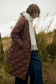 PART TWO CARINE QUILTED COAT | DOWNTOWN BROWN
