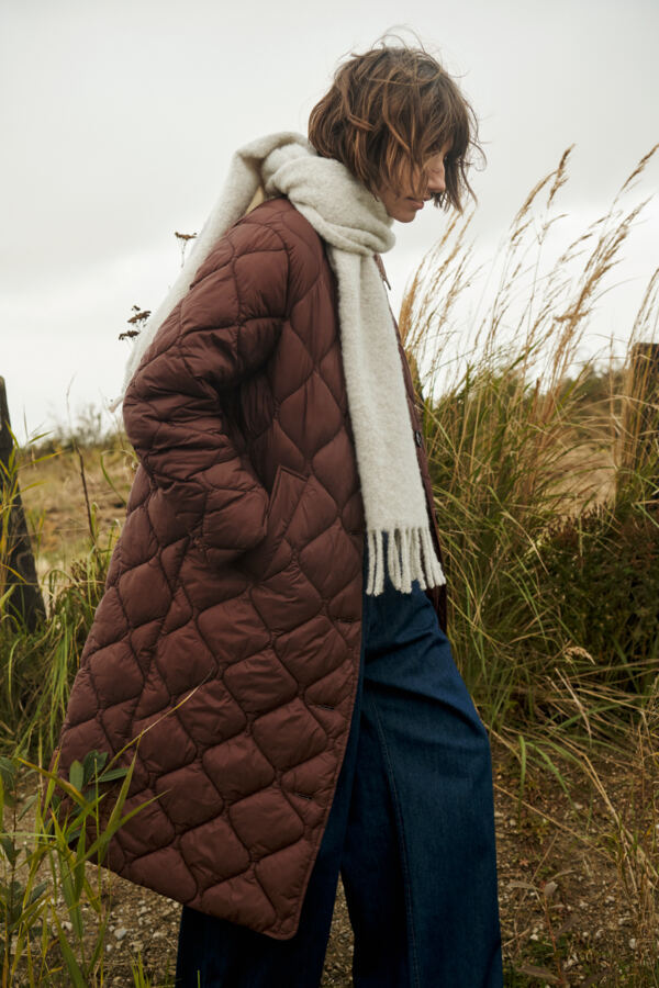 PART TWO CARINE QUILTED COAT | DOWNTOWN BROWN