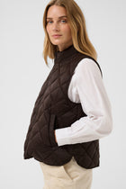 PART TWO CARLOTA VEST | MOLE BROWN