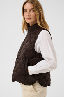 PART TWO CARLOTA VEST | MOLE BROWN