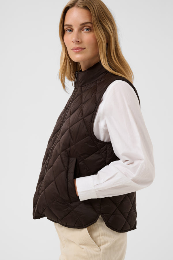 PART TWO CARLOTA VEST | MOLE BROWN
