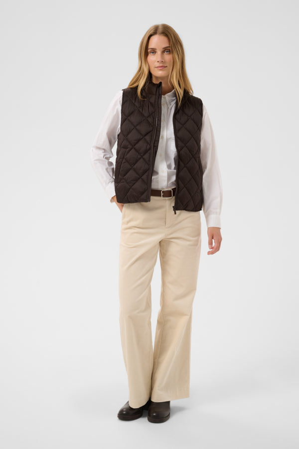 PART TWO CARLOTA VEST | MOLE BROWN