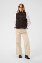 PART TWO CARLOTA VEST | MOLE BROWN