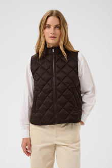 PART TWO CARLOTA VEST | MOLE BROWN