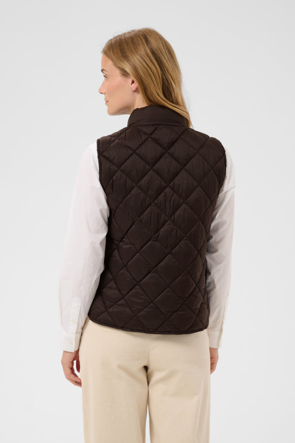 PART TWO CARLOTA VEST | MOLE BROWN