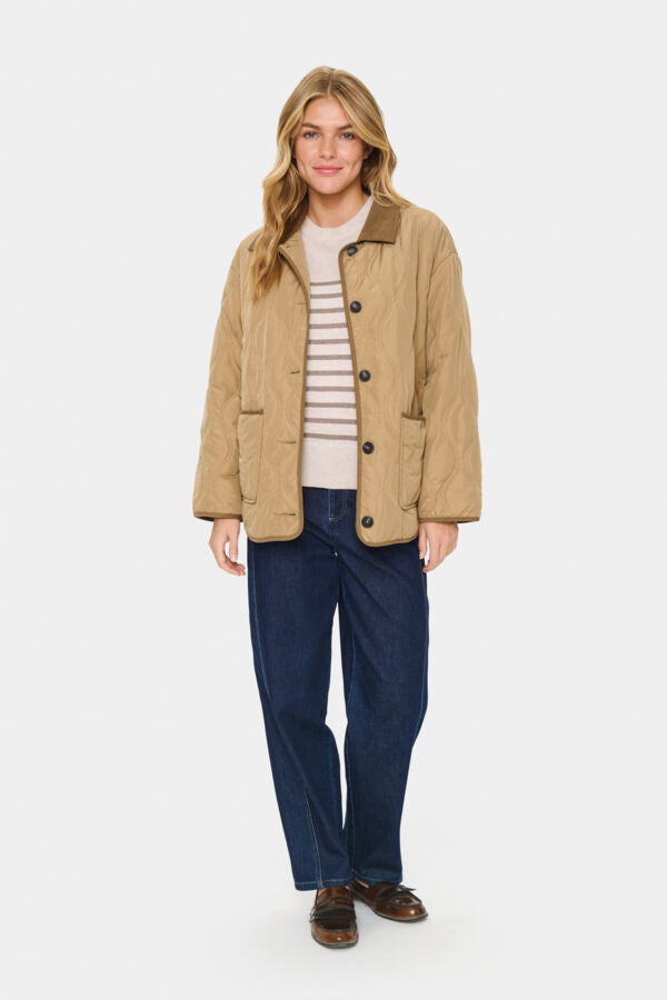 SAINT TROPEZ LOIS JACKET | PETRIFIED OAK