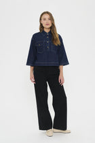 SAINT TROP LOESA SHIRT | DARK BLUE DENIM