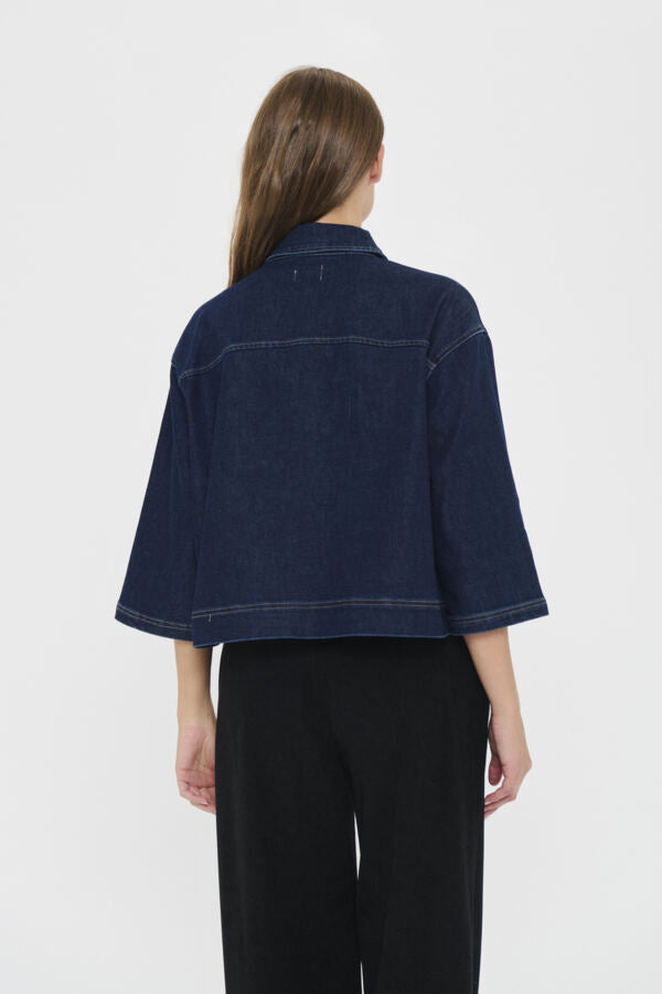SAINT TROP LOESA SHIRT | DARK BLUE DENIM