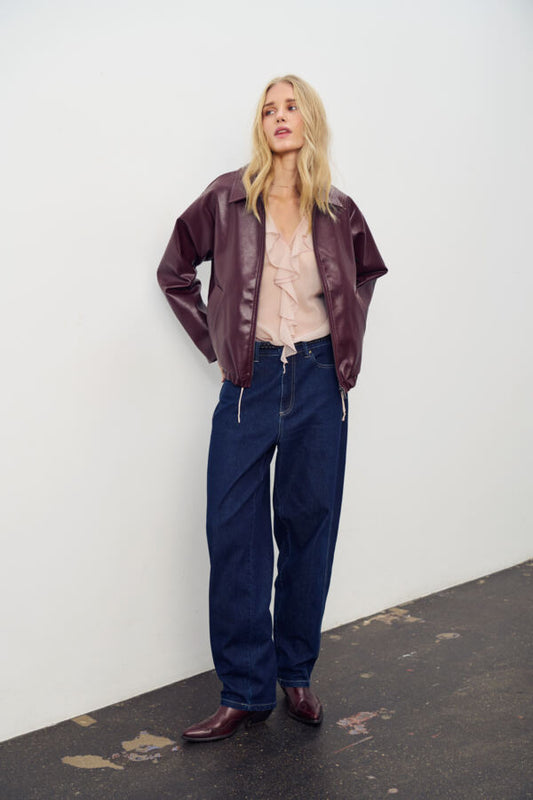 SAINT TROPEZ LOESA JEAN | DARK BLUE DENIM