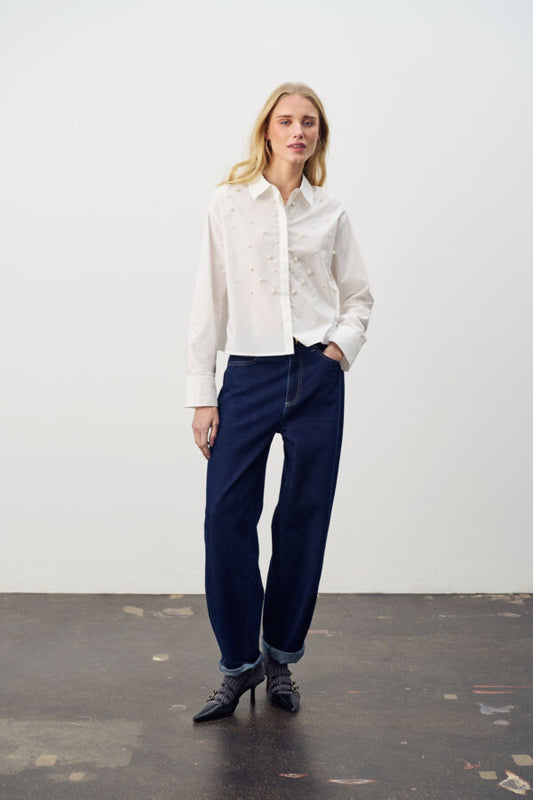 SAINT TROPEZ LOESA JEAN | DARK BLUE DENIM