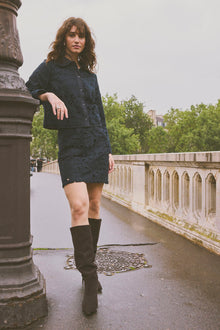 FRANSA GABRIELLE SKIRT | SALUTE BLUE