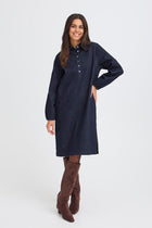 FRANSA CHICAGO DRESS 7 | UNWASHED BLUE DENIM