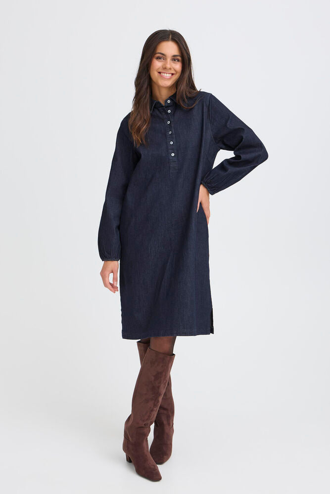 FRANSA CHICAGO DRESS 7 | UNWASHED BLUE DENIM