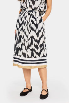 SZ KELSIE SKIRT | BLACK MONOCHROME