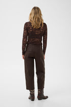 CREAM WINNI TROUSER | JAVA BROWN