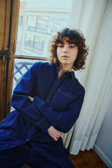 FRANSA CHICAGO DRESS 4 | UNWASHED BLUE DENIM