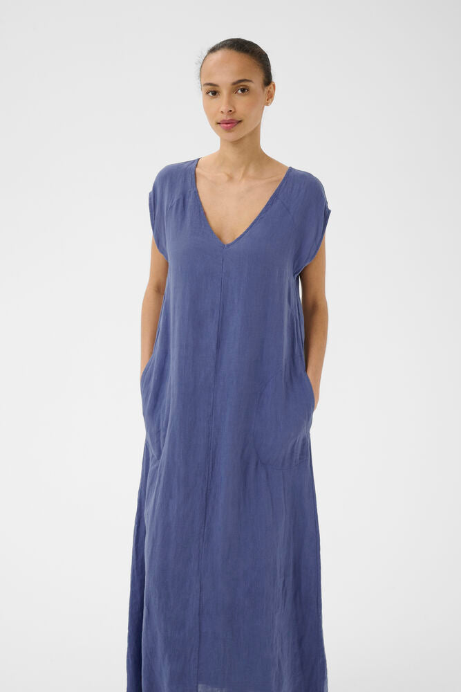 PART TWO BRIANNE DRESS | BLUE INDIGO