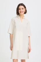 FRANSA CHICAGO DRESS | WHITE DENIM