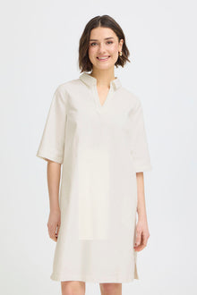 FRANSA CHICAGO DRESS | WHITE DENIM
