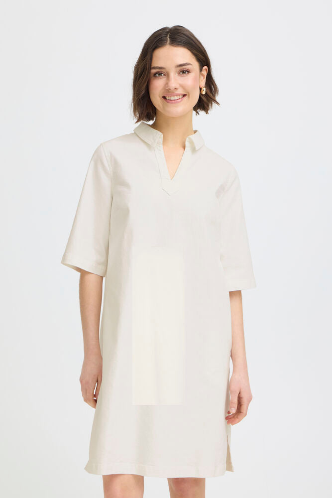 FRANSA CHICAGO DRESS | WHITE DENIM