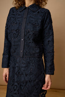 FRANSA GABRIELLE CASUAL JACKET | SALUTE BLUE
