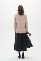 IN WEAR LUKKA PULLOVER | BEIGE MELANGE - BROWN