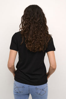 CREAM NAIA TSHIRT | PITCH BLACK
