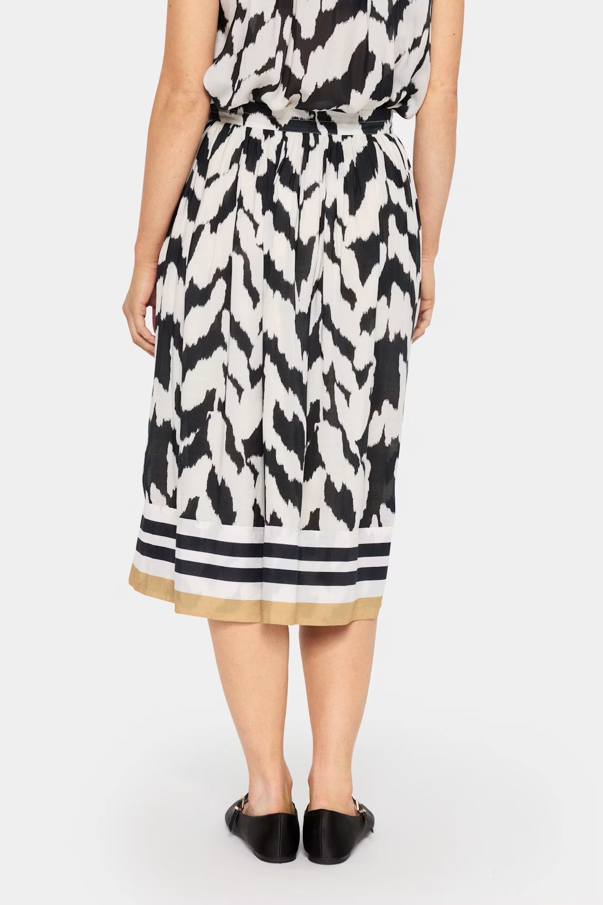 SZ KELSIE SKIRT | BLACK MONOCHROME