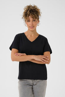 CREAM NAIA TSHIRT | PITCH BLACK