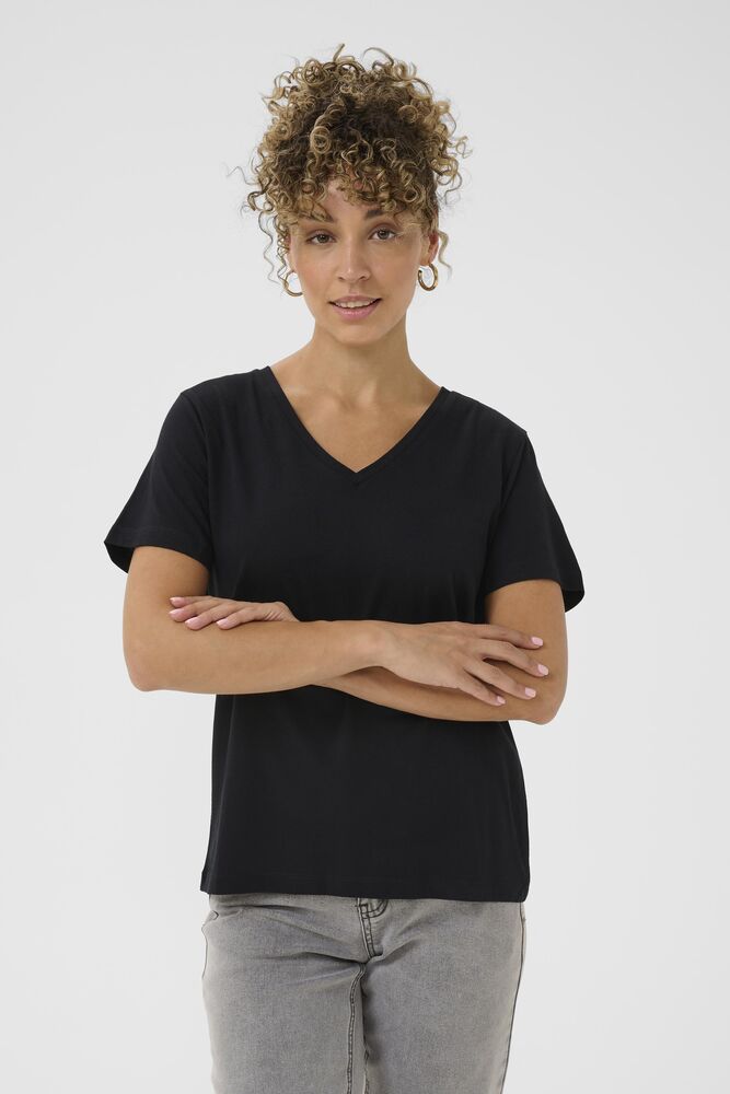 CREAM NAIA TSHIRT | PITCH BLACK
