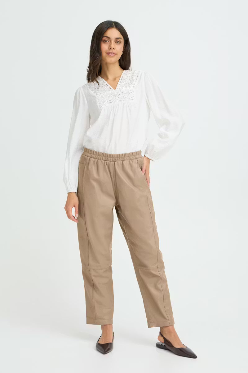 FRANSA LEX TROUSERS | PINE BARK