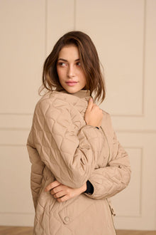 CREAM ARWEN JACKET | SILVER MINK