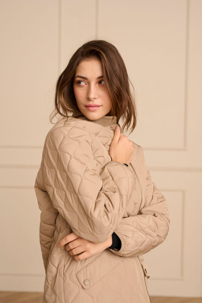 CREAM ARWEN JACKET | SILVER MINK