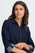 FRANSA CHICAGO DRESS | BLUE DENIM