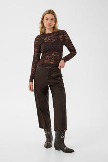 CREAM WINNI TROUSER | JAVA BROWN